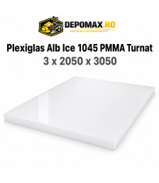 Plexiglas Alb/Ice 1045 PMMA turnat 3 x 2050 x 3050 mm